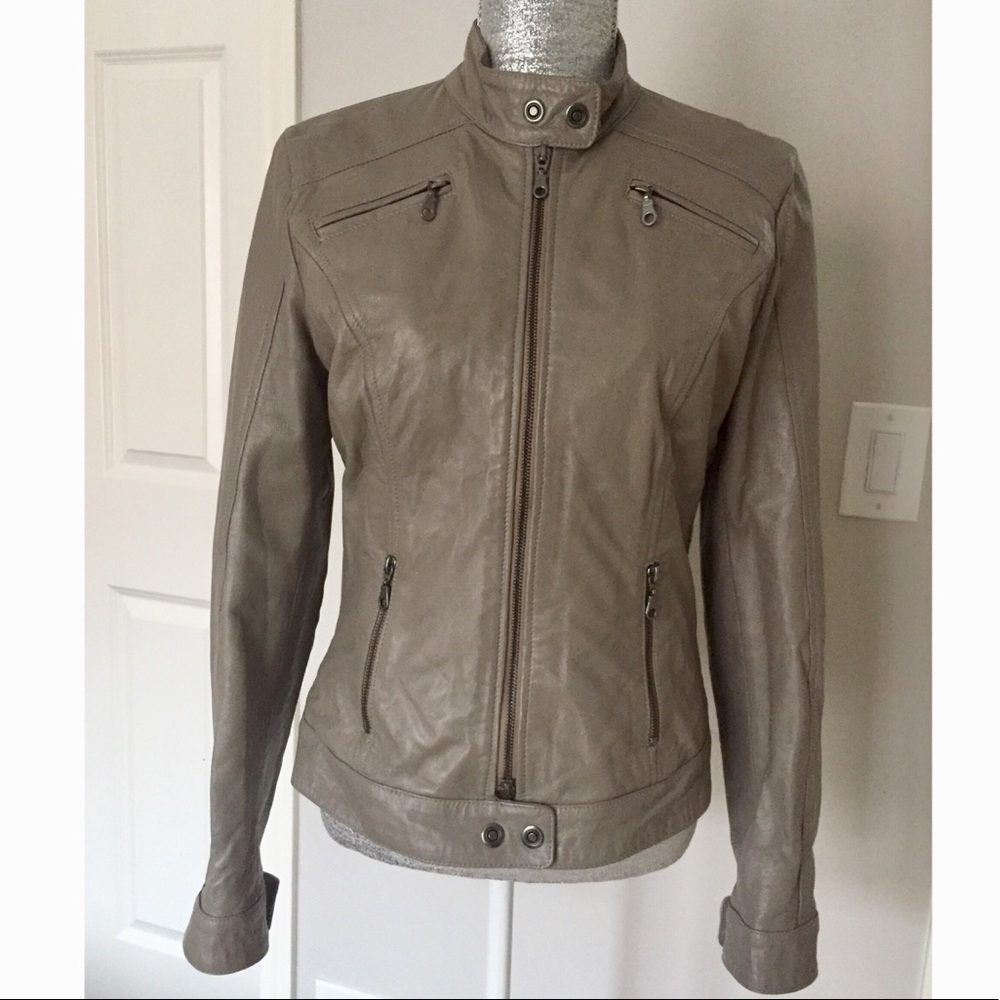 New WOT STL leather jacket, size L
